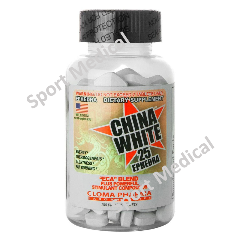 04 CLOMA PHARMA LABORATORIES SUPLES CHINA WHITE 25 100 CAPS