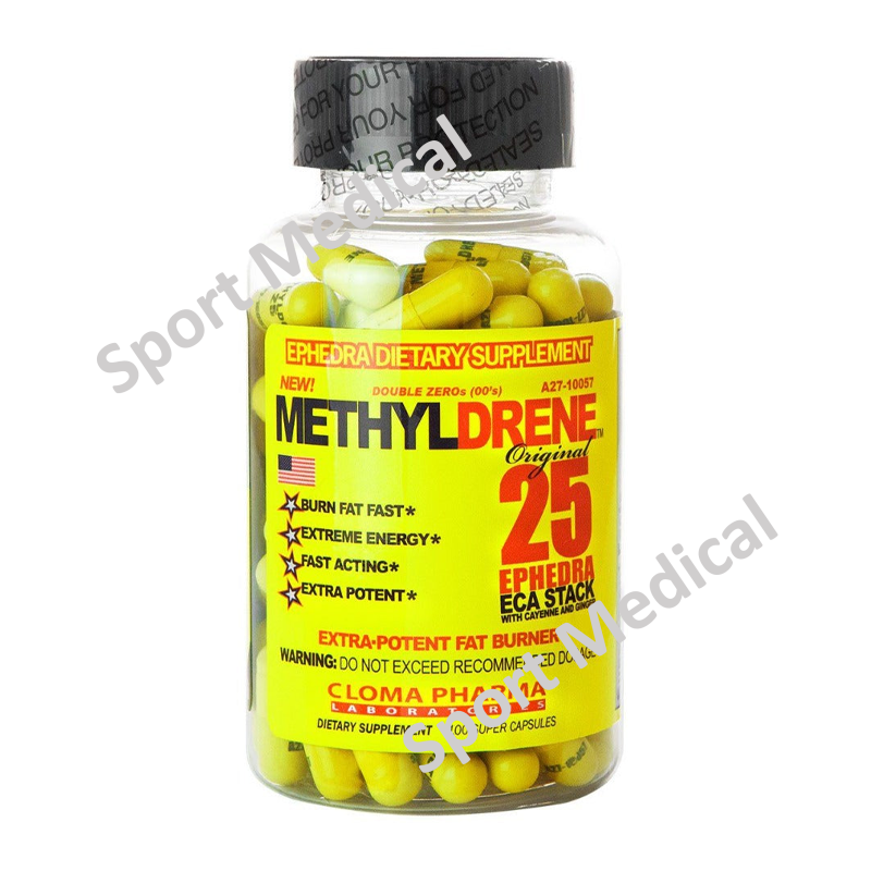 06 CLOMA PHARMA LABORATORIES SUPLES METHYLDRENE ORIGINAL 25 100 CAPS