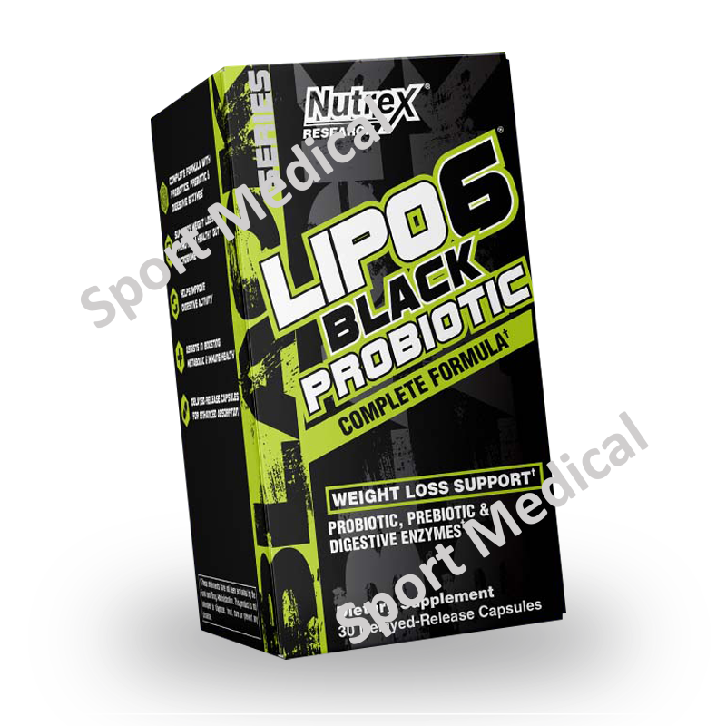 14 NUTREX LIPO 6 BLACK PROBIOTIC 30 CAPS
