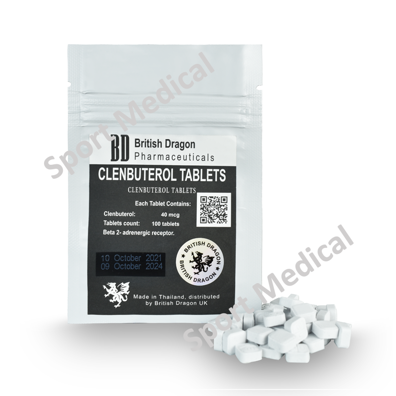 21 BRITISH CLUNBUTEROL TABLETAS